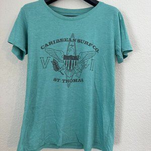 Blue 84 - Short Sleeve Tee - Caribbean Surf - St. Thomas - Teal